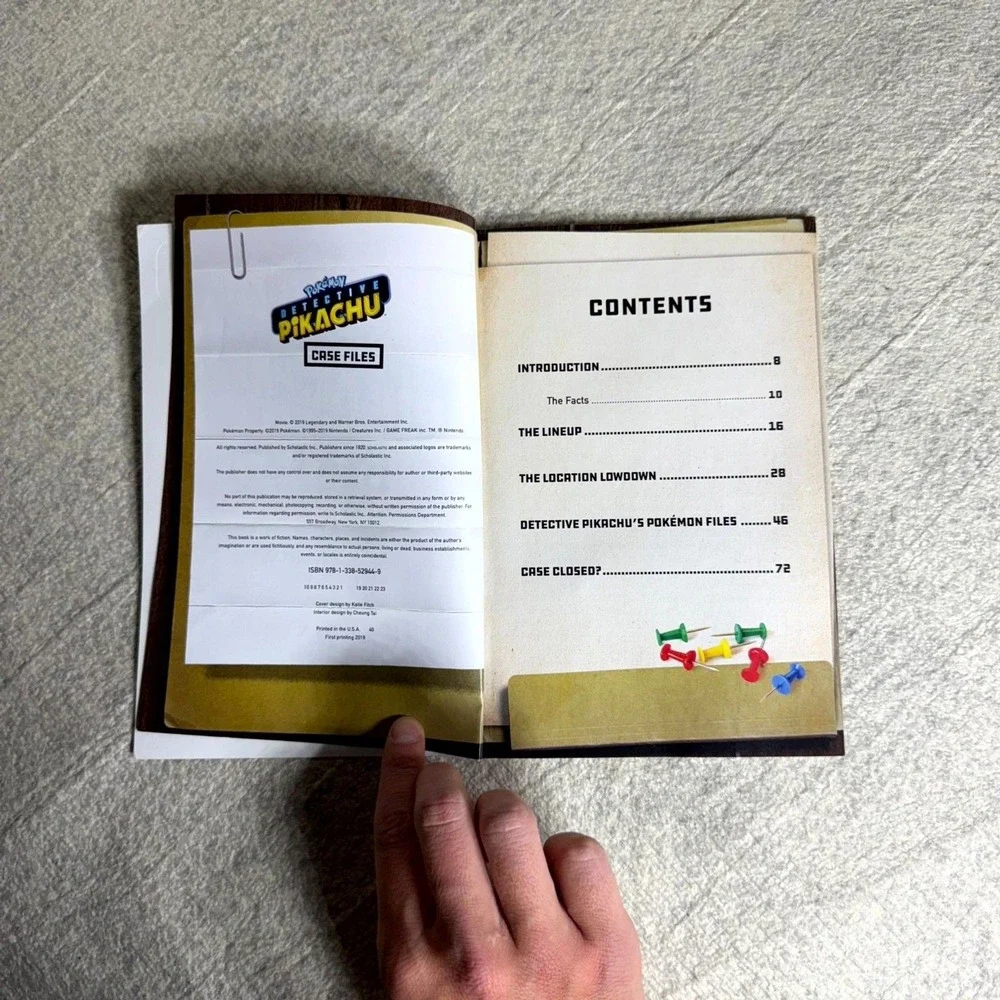 Pokemon Scholastic Detective Pikachu‎ Case Files book 2019